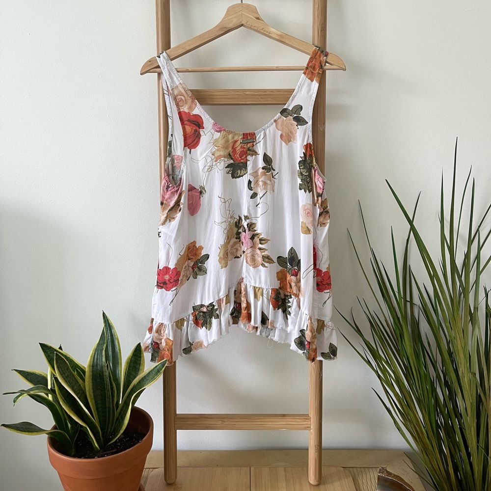 Floral, INSIGHT, flowy tank